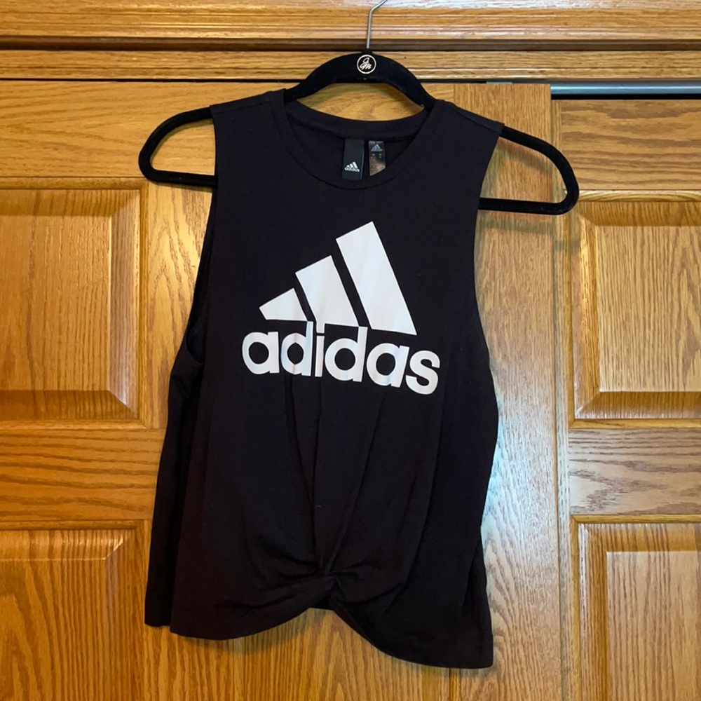 adidas cropped tank top